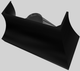 Vent-A-Hood® Designer Series 60" Black Wall Mounted Range Hood-3