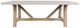 Jofran Inc. Sierrafina 7-Piece Almond Trestle Dining Table Set-2