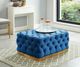 Kwality Imports Portia Blue Ottoman-0