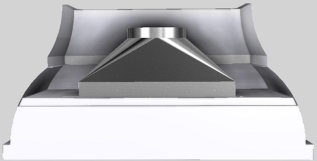Vent-A-Hood® Designer Series 60" White Wall Mounted Range Hood-3