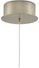Currey & Company Palatino Blue Marbeled/Silver Multi-Drop Pendant Lighting-2