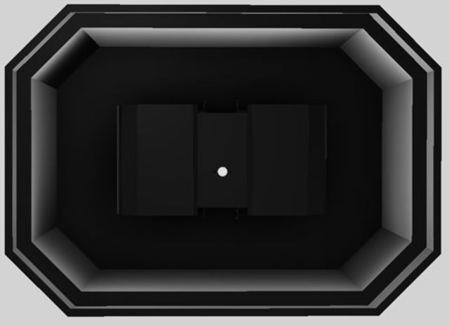 Vent-A-Hood® Designer Series 42" Black Island Range Hood-2