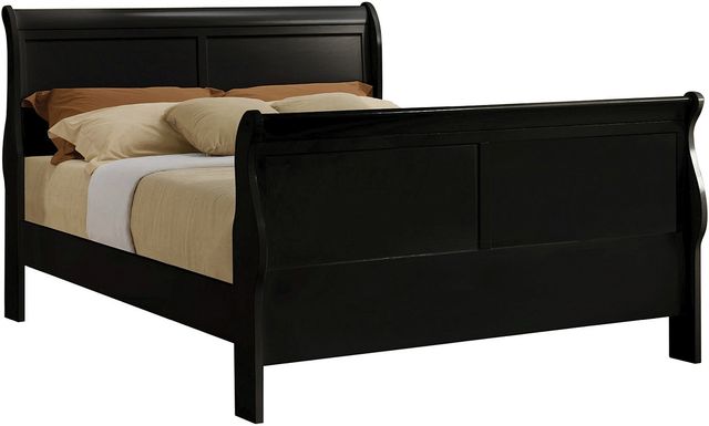 Coaster® Louis Philippe Black Full Sleigh Bed-0