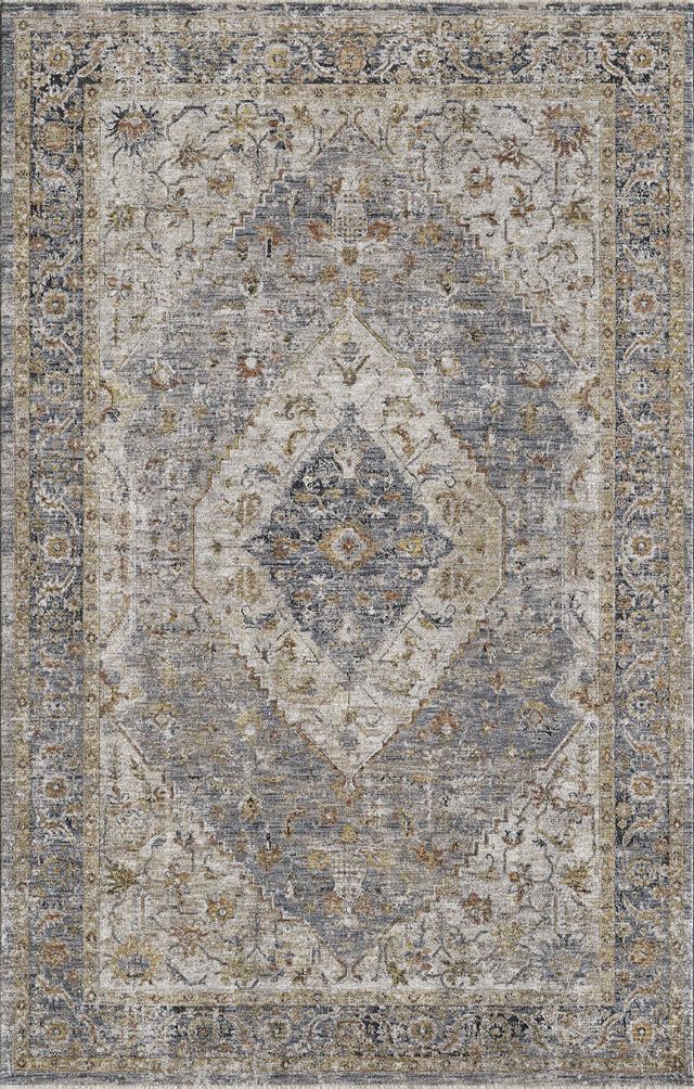 KAS Rugs Avani Blue Serafina 5'x8' Area Rug-0
