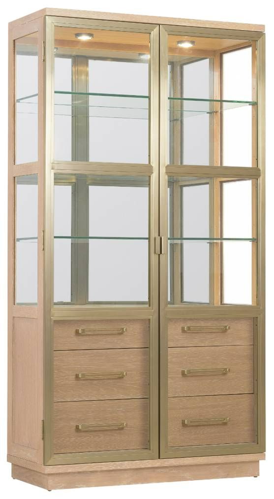 Hooker® Furniture Banyon Bay Desert Oak Display Cabinet-3