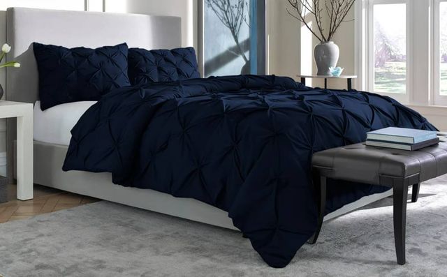Sleeptone® Ultraweave™ 3-Piece Navy Microfiber King Comforter Set-0