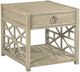Hammary® Vista Oyster Biscane Drawer End Table-0