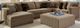 Jackson Furniture Carlsbad 3-Piece Carob Left-Arm Facing Sectional and Chaise-0