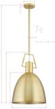 Forty West Ricardo Gold Pendant-1