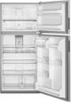 Maytag® 33" 20.5 Cu. Ft. Fingerprint Resistant Stainless Steel Top Freezer Refrigerator-3