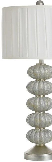 StyleCraft Norman Wyatt Home Pearline Anartia Poly Table Lamp-1