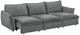 ACME Furniture Eaden Gray Power Sleeper Sofa-0