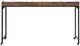 Homelegance® Sumter Rustic Brown Desk with Black Base-4