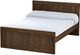 Crate Designs™ Furniture Brindle Finish Full Youth Panel Bed-0