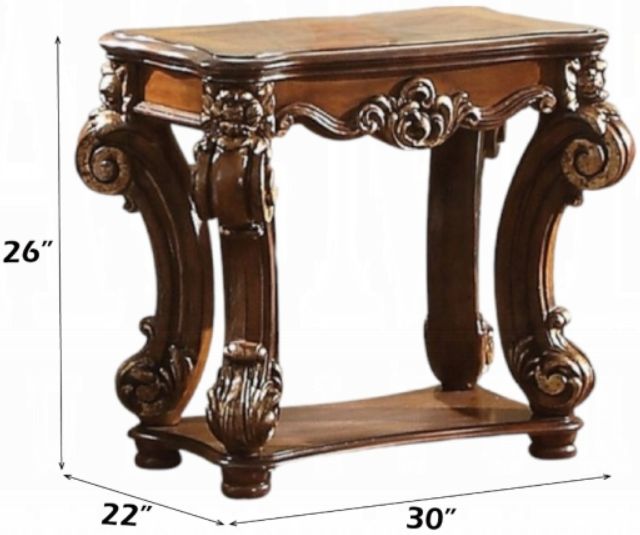 ACME Furniture Vendome Cherry Side Table-2
