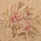 Nourison Home™ Mina Victory Vintage Pillow Oval Floral Border Beige 14"x18" Throw Pillow-2