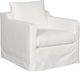 Vanguard® Furniture Thea Inlet Optic White Chair-0