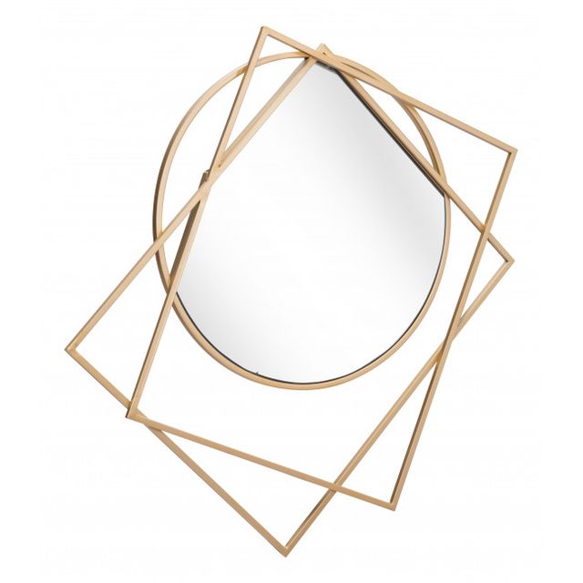 Zuo® Modern Vertex Gold Mirror-0