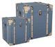 A & B Home Kinsley 2-Piece Blue Trunk Set-0