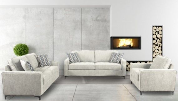 Mazin Furniture Hudson Platinum Loveseat-2