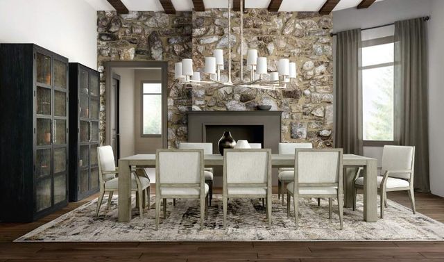 Hooker® Furniture Linville Falls Linn Cove Mink/Remington Porcelain Upholstered Dining Side Chair-1