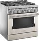 KitchenAid® 36" Milkshake Smart Pro Style Gas Range-1
