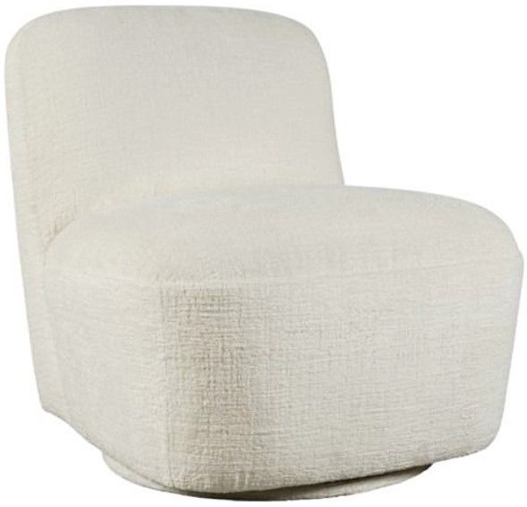 Jofran Inc. Josie Snow Swivel Accent Chair -0