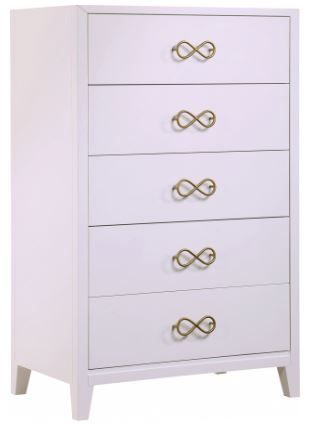 Meridian Furniture Bowtie Pink Chest-0