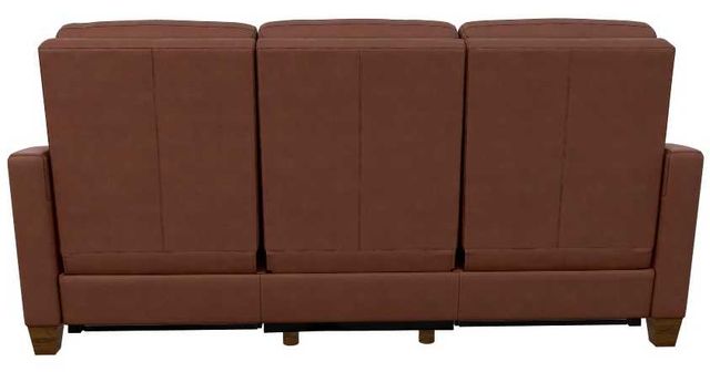 La-Z-Boy® Quinault Chestnut Leather Power Reclining Sofa with Headrest-4