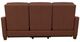 La-Z-Boy® Quinault Chestnut Leather Power Reclining Sofa with Headrest-4