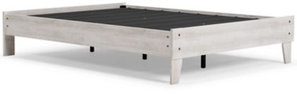 Signature Design by Ashley® Shawburn 3-Piece Whitewash/Charcoal Gray Full Youth Platform Bed Set-1