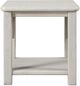 Bernards Opal White End Table-2