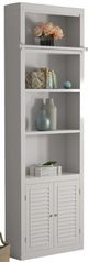 Parker House® Boca Cottage White 32" Open Top Bookcase-0