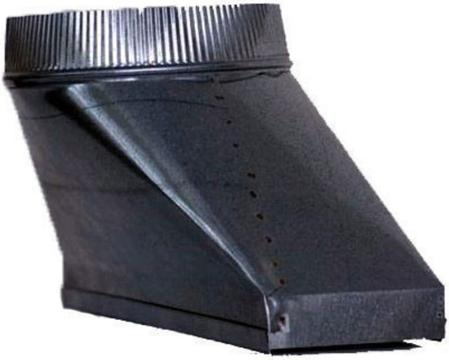 Vent-A-Hood® Gray Offset Top Right Transition for Island Blowers