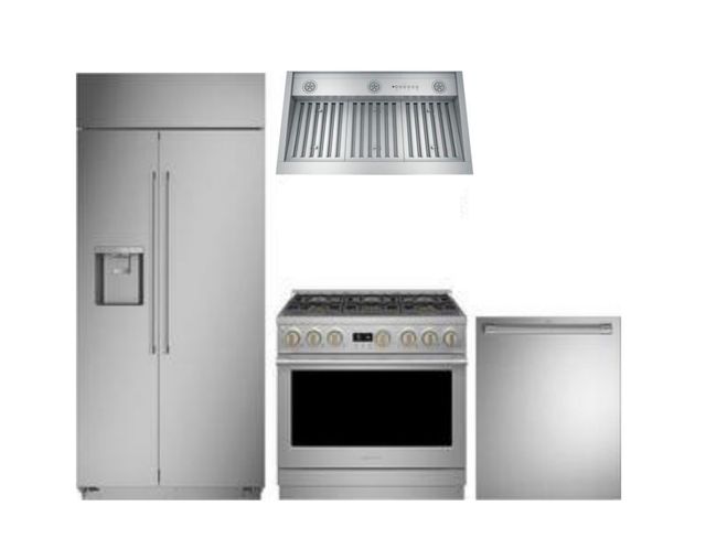 Monogram® 5 Piece Stainless Steel Gas Kitchen Package-0