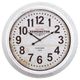 YHD White Iron Wall Clock-0
