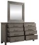 Liberty Modern Farmhouse Dusty Charcoal Dresser and Mirror-2