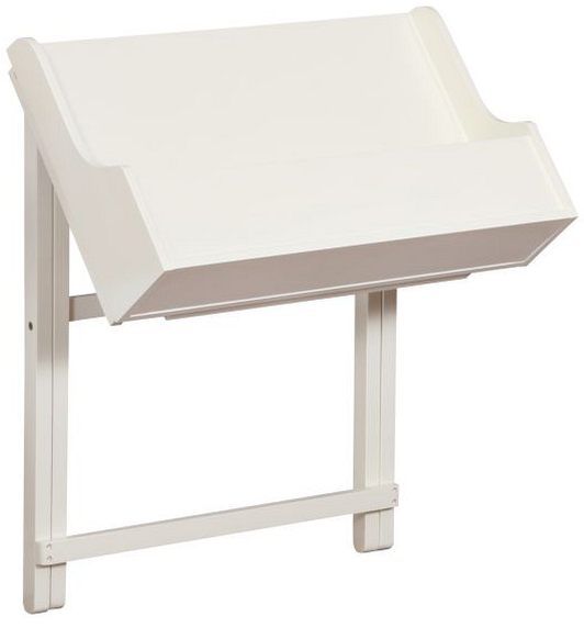 Linon Dakota White Folding Writing Desk-2