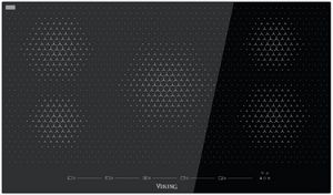 Top view of the Viking® RVL 36" Black Glass Induction Cooktop