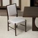 Crestview Collection Bentley 2-Piece Brown/White Upholstered Side Chair Set-2