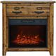Jofran Inc. Cannon Valley Brown 32" Fireplace-2
