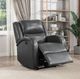 Homelegance® Foxcroft Gray Power Reclining Chair-1