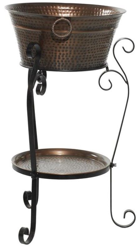 Deco Marche Copper Scroll Ice Bucket-1