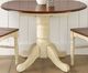 A-America® British Isles Merlot Dropleaf Dining Table with Buttermilk Base-0
