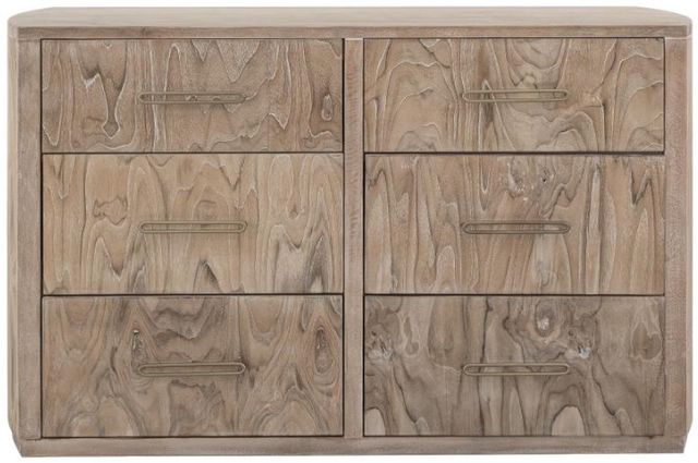 International Furniture Direct Balam Stained White Dresser-3