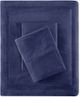 Olliix by Intelligent Design Navy King Cotton Blend Jersey Knit All Season Sheet Set-0