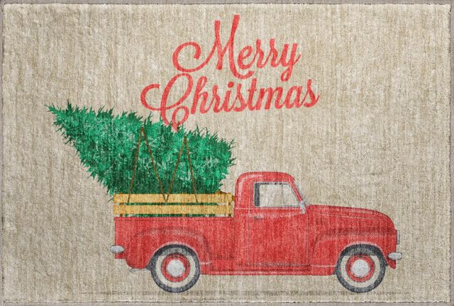 Dalyn™ Rug Company Merry & Bright MY4 Putty 5'x8 Area Rug-1