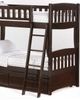 Night & Day Furniture™ Cinnamon Dark Chocolate Twin/Twin Bunk Bed-1