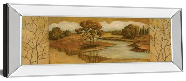 Classy Art River Scene II Mirror Framed Wall Art-1