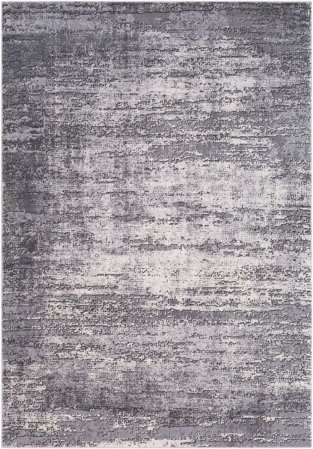 Surya Tibetan Medium Gray 2'x3' Throw Rug-0